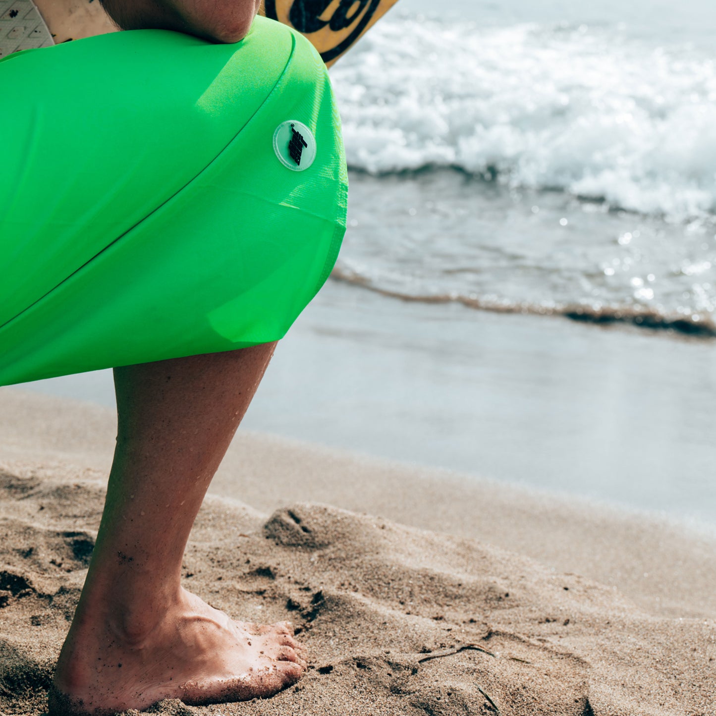 ABISSO - PANTALONCINO DA SURF - VERDE FLUO