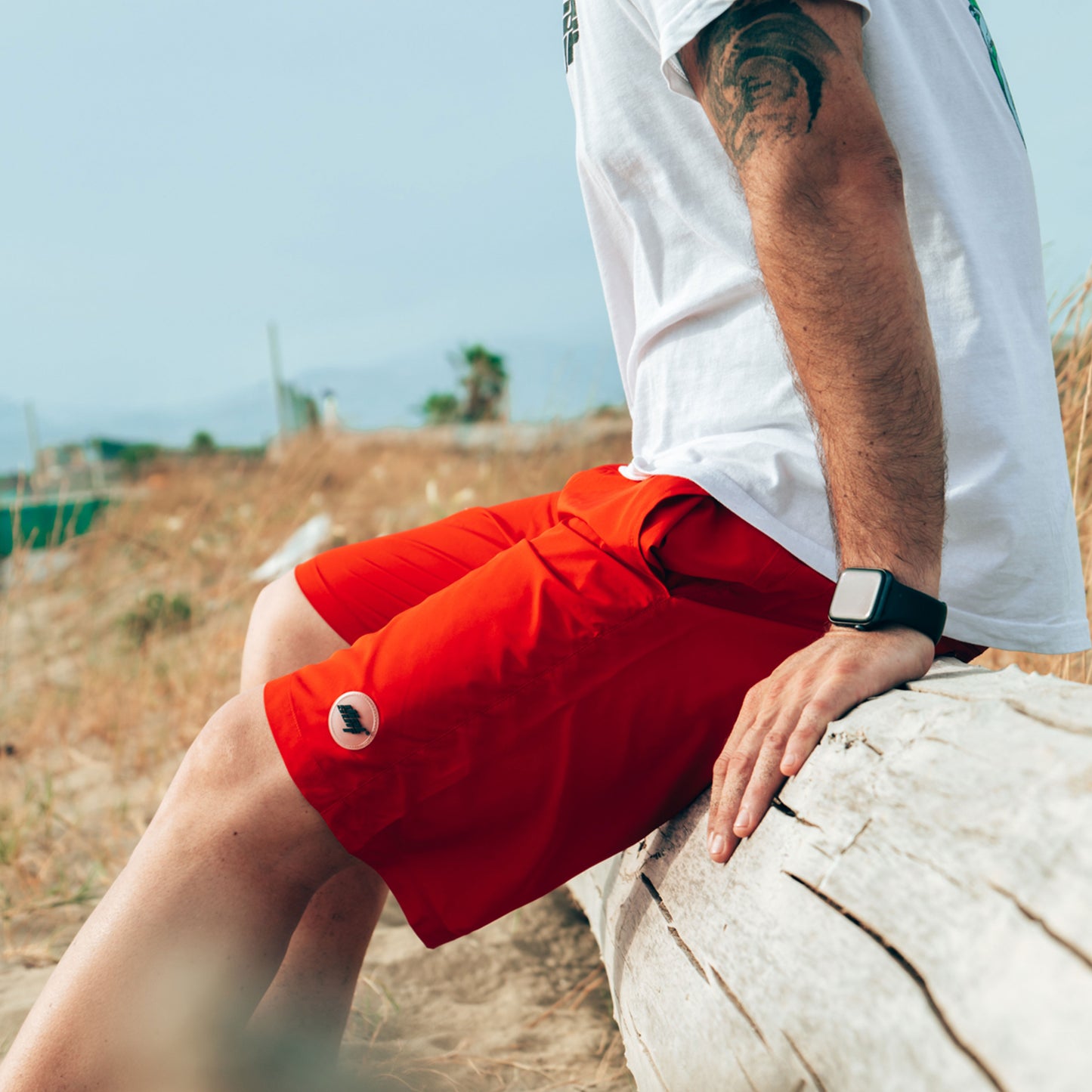 MAGMA - PANTALONCINO DA SURF A 4 TASCHE - ROSSO